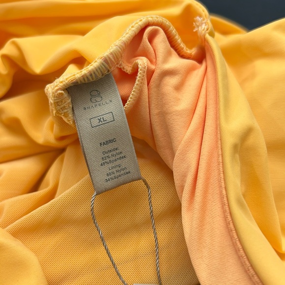 SHAPELLX Tummy Control Swimsuit Women V Neck One Piece Ruched Built-in Bra - Picture 10 of 10